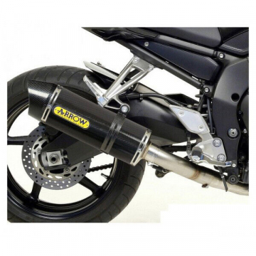 view Arrow 71693MK Maxi Race-Tech Exhaust, Carbon for Honda CBR600RR '05-'06