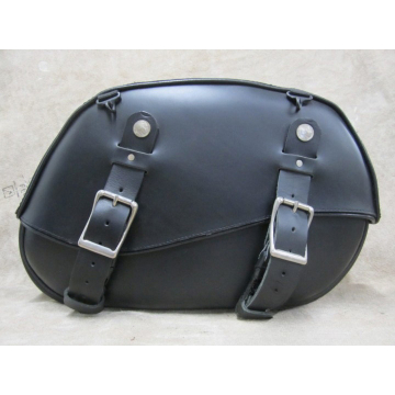 view Leather Works 125 Large Round Saddlebags, Pair