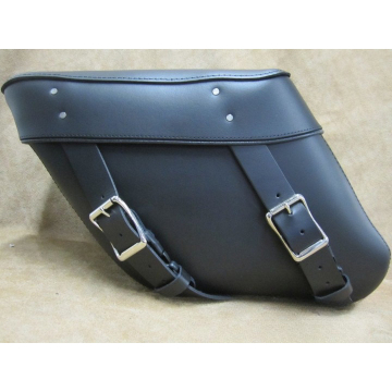 Leather Works 412 Economy Large Wide Saddlebags, Pair