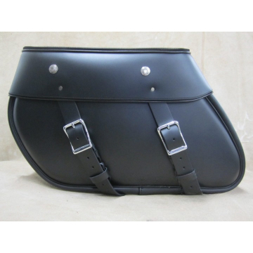 view Leather Works RK110 Heritage Style Saddlebags for Harley Road King models