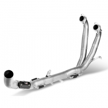 view Mivv A.017.C1 De-Cat Exhaust Collector, Stainless Steel for Aprilia Tuareg 660 '22-