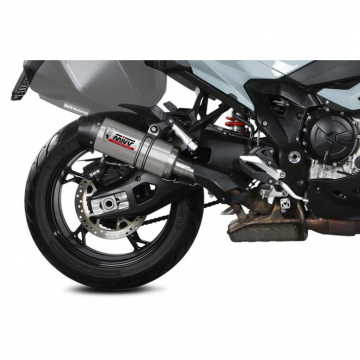 view Mivv B.039.L4C Oval Slip-on Exhaust, Titanium for BMW S1000XR (2020-)