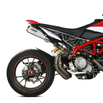 view Mivv D.045.LC4T X-M1 Slip-on Exhausts, Titanium for Ducati Hypermotard 950/SP '21-