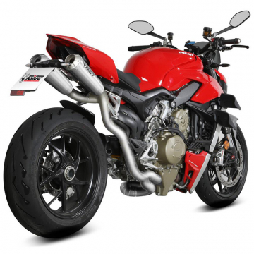view Mivv R.DU.0007.SC4T Evo Full Exhaust, Titanium for Ducati Streetfighter V4 '20-'22