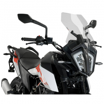 view Puig 20414W Touring Windshield for KTM 390 Adventure (2020-)