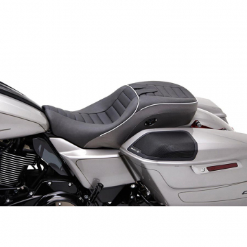 view Corbin HD-23CVO-DT-E Dual Tour Seat, Heated for Harley CVO Road/Street Glide '23-