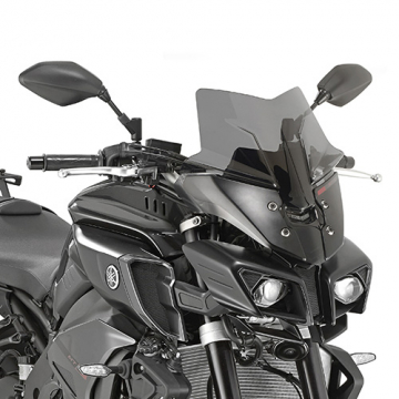 view Givi D2129B Low Sports Windshield, Gloss Black for Yamaha MT-10 '16-'21