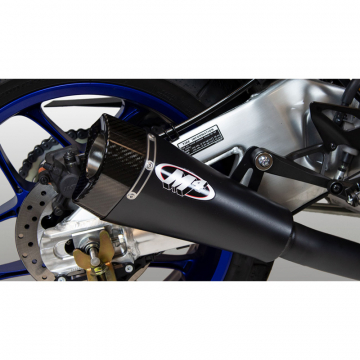 view M4 YA9942-CE RM1 Half System Exhaust, Black for Yamaha YZF-R1 (2015-)