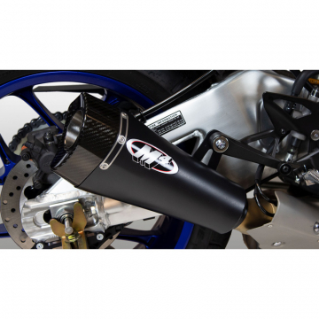 view M4 YA9942 RM1 Slip-on Exhaust, Black for Yamaha YZF-R1 (2015-)