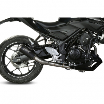view Mivv X.YA.0008.SM3B MK3 Full Exhaust, Black for Yamaha MT-03 (2016-)