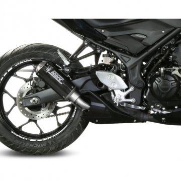 view Mivv Y.055.SM3C MK3 Slip-on Exhaust, Carbon for Yamaha MT-03 (2016-)