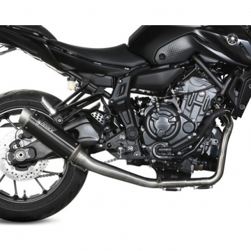 view Mivv Y.065.LXBP GP Pro Full Exhaust, Black Steel for Yamaha MT-07/FZ-07 (2021-)