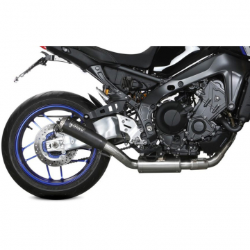 view Mivv Y.066.LC4B X-M1 Full Exhaust, Black Steel for Yamaha MT-09/FZ-09 (2021-)