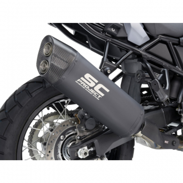 view SC-Project S22-86MB Adventure Slip-on Exhaust, Matte Black for Suzuki V-Strom 800DE/SE '23-