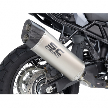 view SC-Project S22-86T Adventure Slip-on Exhaust, Titanium for Suzuki V-Strom 800DE/SE '23-