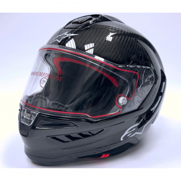 view Alpinestars Supertech R10 Solid Helmet, Carbon Black