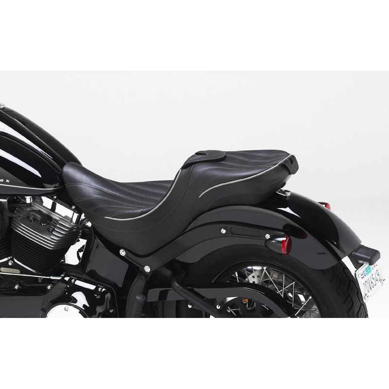 Corbin HD-ST-BL-11-DT Dual Tour Seat, No Heat for Harley Blackline ...