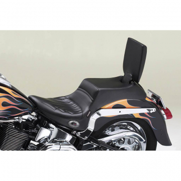view Corbin HD-ST0-FLIP-E Rumble Seat, Heated for Harley Softail (2000-2006)