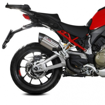 view Mivv D.052.L8 Suono Slip-on Exhaust, Titanium for Ducati Multistrada V4 '21-