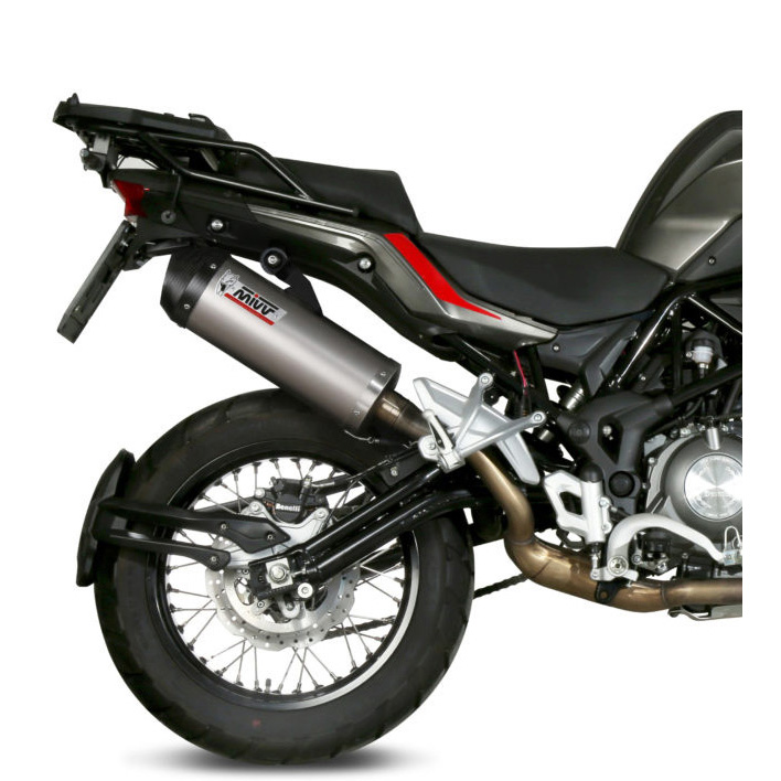 Mivv E Lnc Oval Slip On Exhaust Titanium For Benelli Trk X