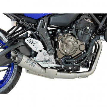 view SC-Project Y27-C41T S1 Full Exhaust, Titanium for Yamaha FZ-07/MT-07 & XSR700 '16-'20