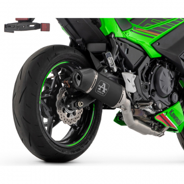 view Arrow 71506VAN Veloce Full Exhaust, Aluminum Dark for Kawasaki Ninja 650/Z650 '24-