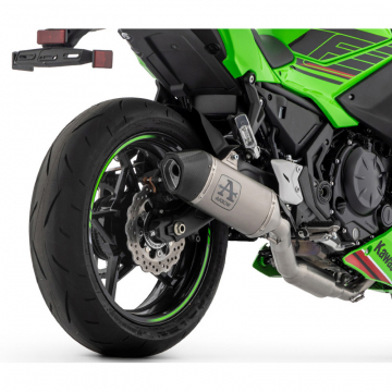 view Arrow 71506VL Veloce Full Exhaust, Titanium for Kawasaki Ninja 650/Z650 '24-