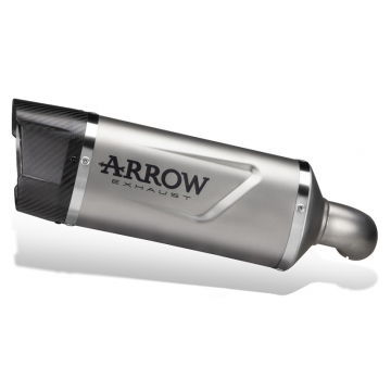 view Arrow 71967PK Indy-Race Evo Homo. Slip-on Exhaust, Titanium for Kawasaki Z500/Ninja 500 '24-