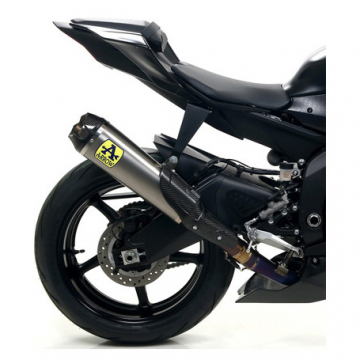 view Arrow 71197CKR Competition Evo-2 Full Exhaust, Titanium for Yamaha YZF-R6 '17-'20