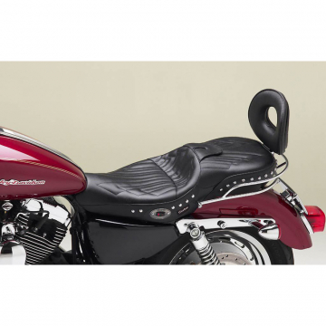 view Corbin HD-XL-CU-4-DT-E Dual Tour Seat, Heated for Harley Sportster Custom '04-'06