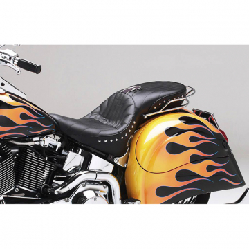 Corbin ST0-DT-E Dual Touring Seat, Heated for Harley Softail & Deuce (2000-2006)