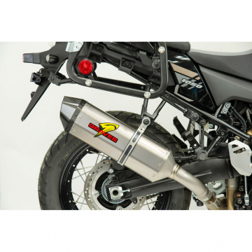 view Graves EXS-20VS1-SOT Cat-Back Slip-on Exhaust for Suzuki V-Strom 1050 (2020-)