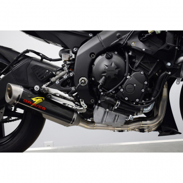 view Graves EXY-18R6-FTCW7 WORKS 7 Full Titanium Exhaust, Carbon for Yamaha YZF-R6 '06-