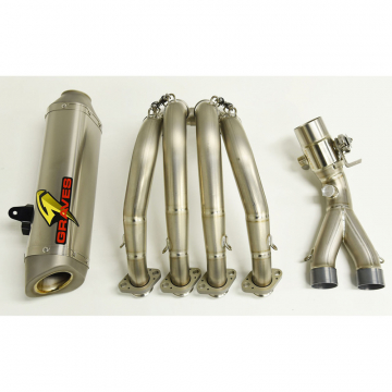 view Graves EXY-18R6-FVTT8 Works 8 EVR Type-R Full Exhaust, Titanium for Yamaha YZF-R6 '17-'20