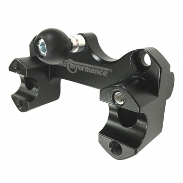 view Helibars HR04165-RB Tour Performance Handlebar Risers with Ram Ball Versys 650 '15-'21