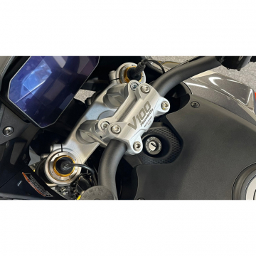 view Helibars HR11178 Tour Performance Handlebar Risers for Moto Guzzi V100 Mandello '23-