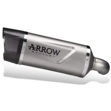 view Arrow 71964PK Indy Race EVO Exhaust, Titanium with Carbon Cap for Honda NX500 / CB500 Hornet