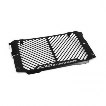 view Zieger 10008346 Logo Radiator Guard, Black for Honda CB1000R '21-