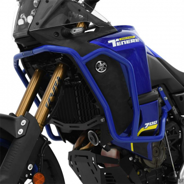 view Zieger 10009510 Upper Crashbars, Blue for Yamaha Tenere 700 World Raid '22-