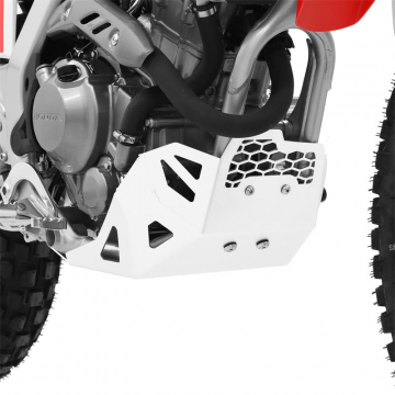 view Zieger 10010026 Skid Plate, White for Honda CRF300L '21-