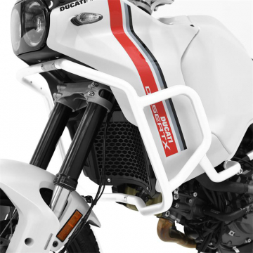 view Zieger 10010110 Crashbars, White for Ducati DesertX '22-