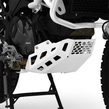 view Zieger 10010114 Skid Plate, White for Ducati DesertX '22-