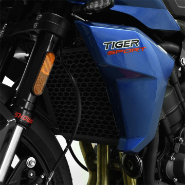 view Zieger 10010151 Pro Radiator Guard, Black for Triumph Tiger Sport 660 (2022-2023)