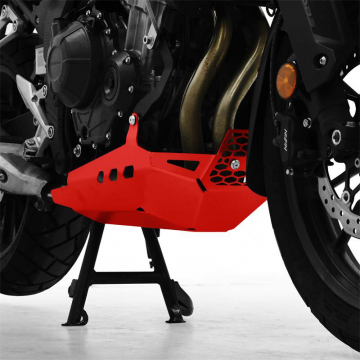 view Zieger 10010449 Skid Plate, Red for Honda CB500X (2019-)