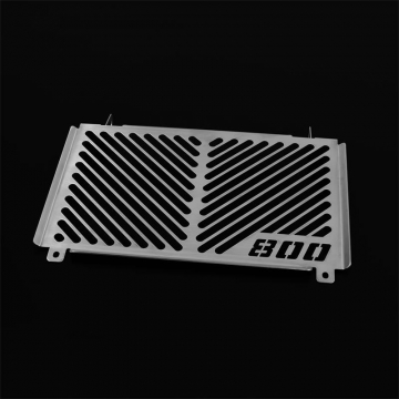 view Zieger 10010475 Logo Radiator Guard, Silver for Suzuki V-Strom 800DE (2023-)