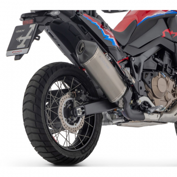 view Arrow 72512SK Sonora Slip-on Exhaust, Titanium for Honda Africa Twin CRF1100L (2024-)