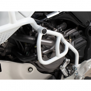 view Hepco & Becker 4223.7659 00 03 Additional Crashbar, White for Ducati DesertX Rally '24-