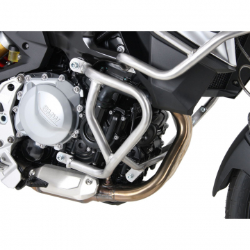 view Hepco & Becker 501.6537 00 22 Lower Crashbars, Stainless for BMW F800GS (2024-)