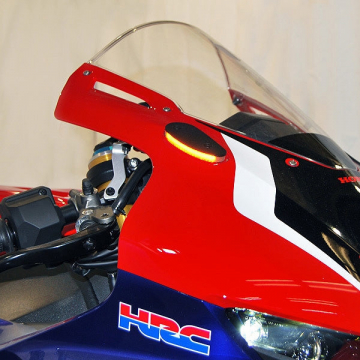 view New Rage Cycles CBRRR-FB Mirror Block Off Turn Signals for Honda CBR1000RR-R '21-