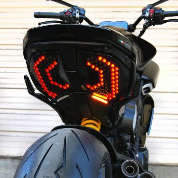 view New Rage Cycles DV4-RB Mirror Block Off Turn Signals for Ducati Diavel V4 '23-